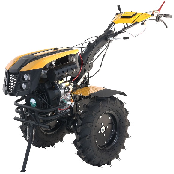 Motocultor PROGARDEN Campo 1273 Alpine V2 4560000076, 12 CP, 456 CC, diesel, EU V, 3 trepte, roti 6.00-12, pornire electrica, 2 prize putere