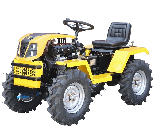 Minitractor articulat ProGARDEN Campo T12 G2 4560000079, 4x4, 12CP, 456CC, diesel, ridicare hidraulica fata-spate, roti 6.00-12