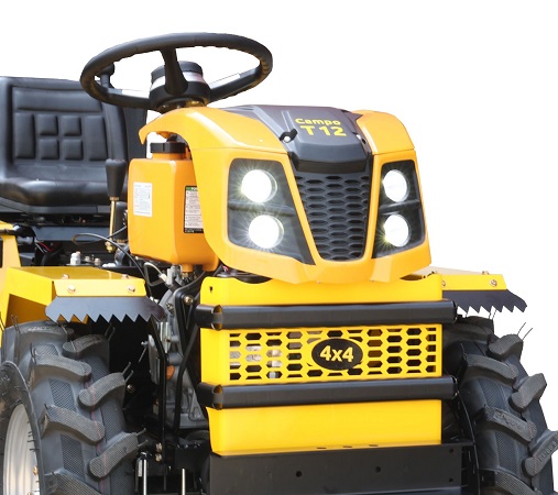 Minitractor articulat ProGARDEN Campo T12 G2 4560000079, 4x4, 12CP, 456CC, diesel, ridicare hidraulica fata-spate, roti 6.00-12