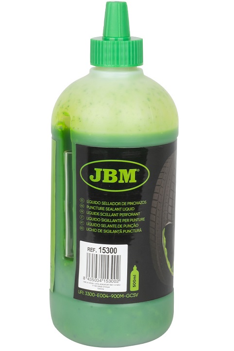 Lichid pentru sigilare gauri anvelope JBM 15300, verde, 500 ml