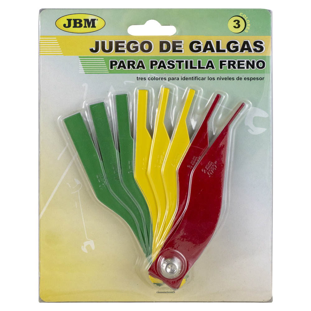 Set 8 lere pentru masurare JBM 52455, din ABS, marimi 2, 3, 4, 5, 6, 8, 10, 12 mm
