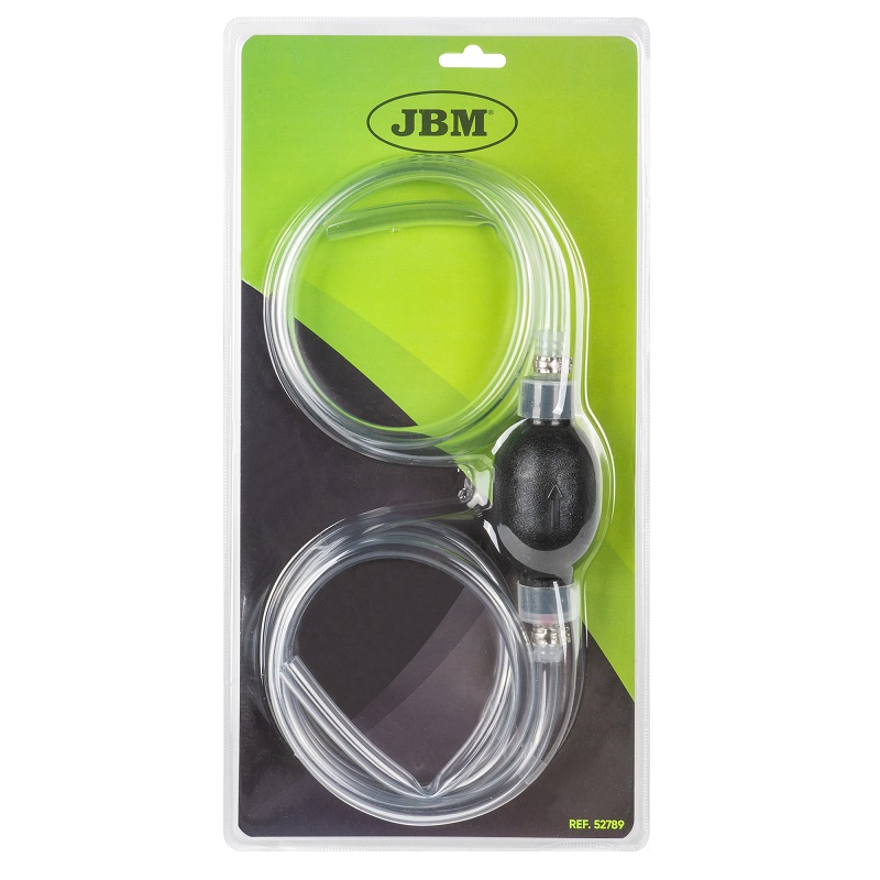 Pompa manuala pentru transfer combustibil JBM 52789, furtun 90 cm