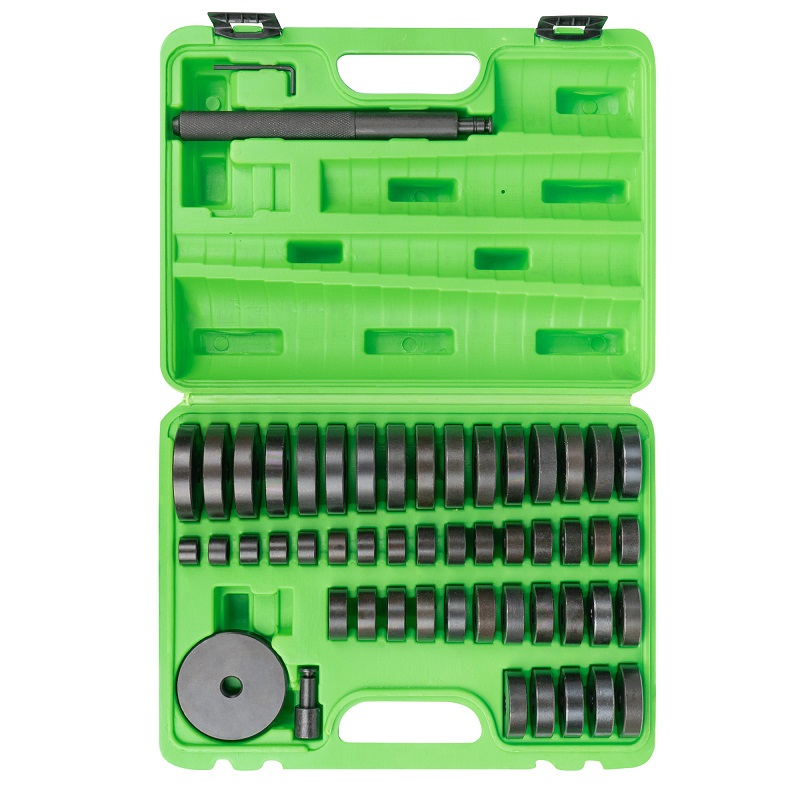 Set 52 piese pentru montaj rulmenti JBM 53058, lungime maxima 220 mm, cutie depozitare