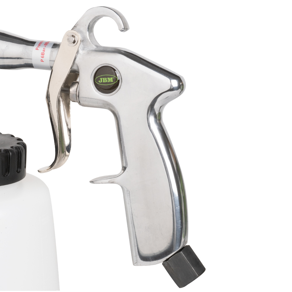 Pompa pneumatica pentru curatare piese auto JBM 53204, volum recipient 1000 ml, 6-9.2 BAR, cupla aer 1/4 inch