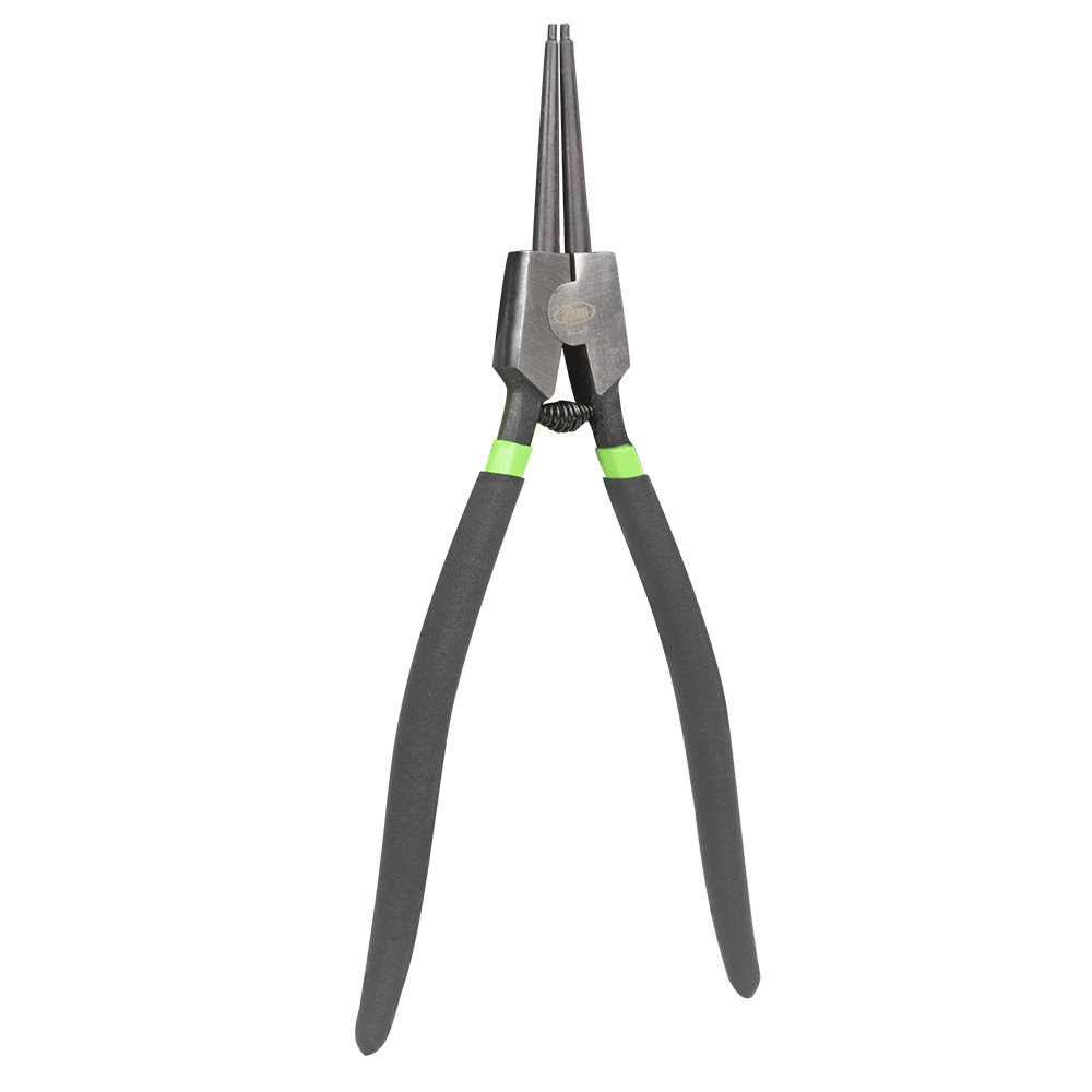 Cleste cu varf drept pentru sigurante seeger JBM 53547, deschidere exterior, lungime 13 inch, 330 mm, din crom vanadiu