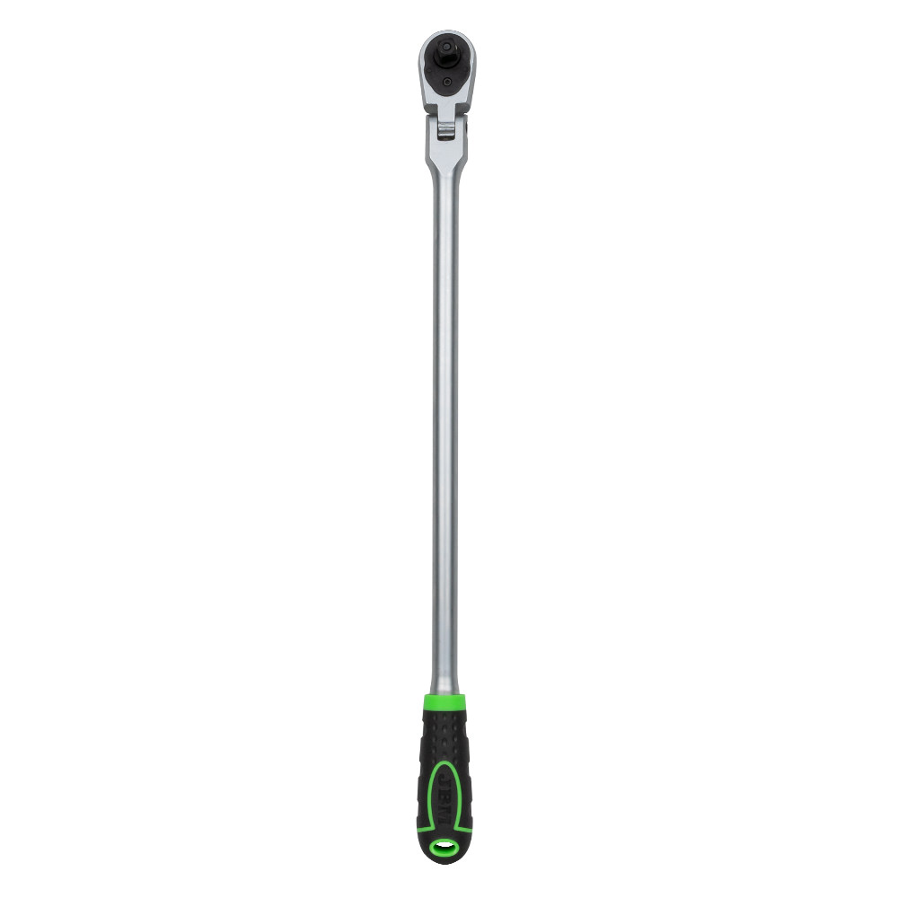 Antrenor articulat cu clichet reversibil JBM 53887, 72 dinti, antrenor patrat 3/8 inch, lungime 457 mm, finisaj zincat, maner cauciucat