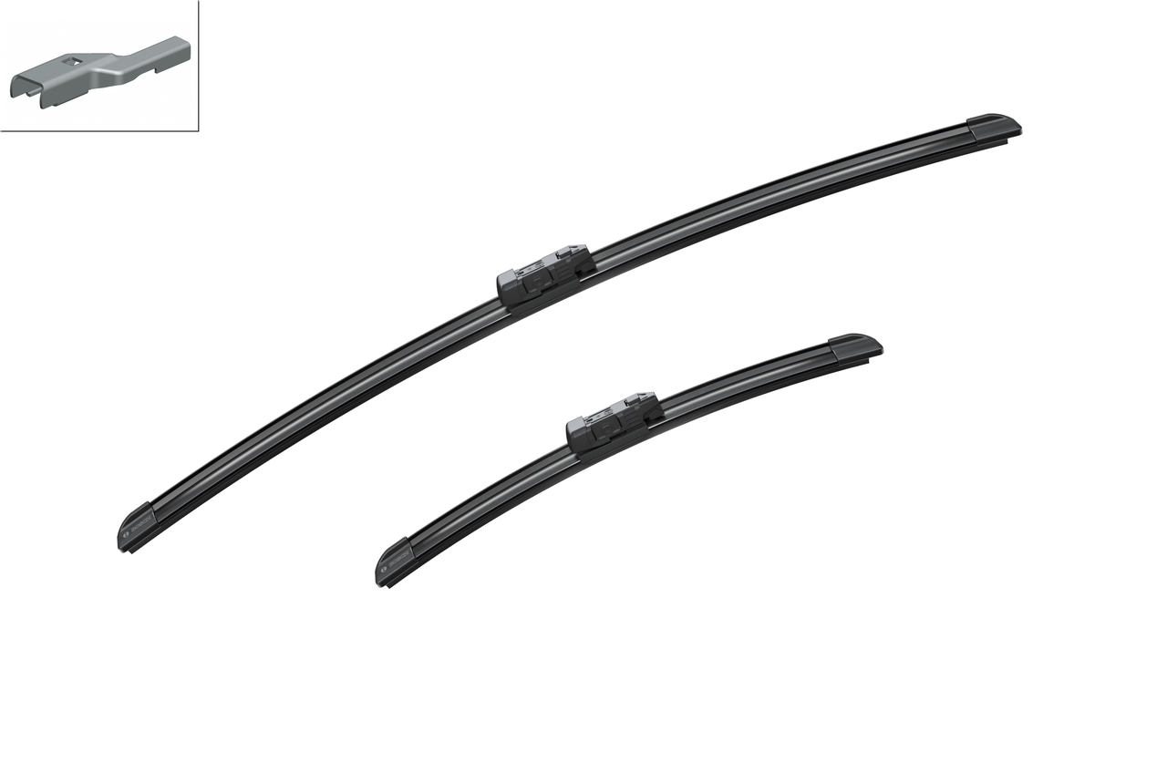 Set 2 stergatoare parbriz BOSCH 3 397 007 299, lungime 340/600 mm, cu spoiler