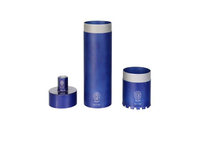 Set modular carota diamantata TU-DEE DIAMOND SCD75, coroana 75 x 4.5 x 7 mm, lungime totala de lucru 315 mm, prindere cupla 1-1/4UNC