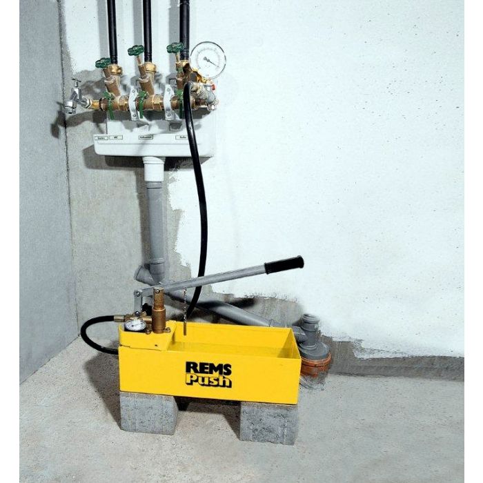 Pompa manuala control presiune REMS Push 115000 8400115000R, 60 bar
