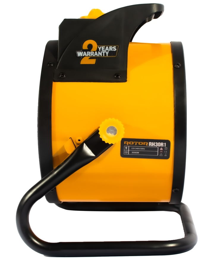 Aeroterma electrica ROTOR RH-30R1 17401, 3000 W, 3 trepte de putere, 30/1500/3000 W, suprafata incalzita 60 mp
