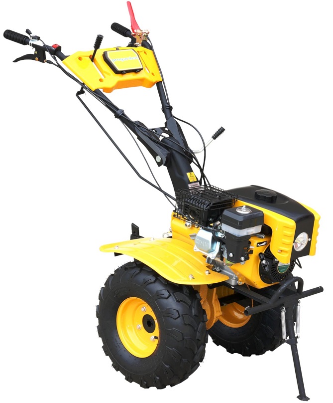 Motocultor ProGARDEN Campo 873 Alpine 4563000003, motor 4T benzina, 212 CC, 7 CP, 2+1 trepte, roti ATV 5.00-8, 2+1+1 freze, 2 prize putere