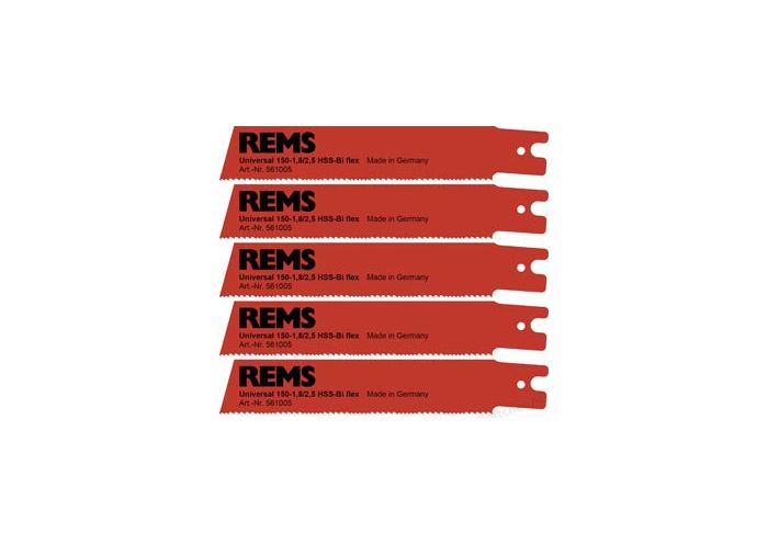 Set 5 lame de fierastrau REMS 561005 8400561005R05, 150-1.8/2.5 mm, pentru REMS Cat VE, Tiger/VE/SR, Akku-Cat 22 V VE
