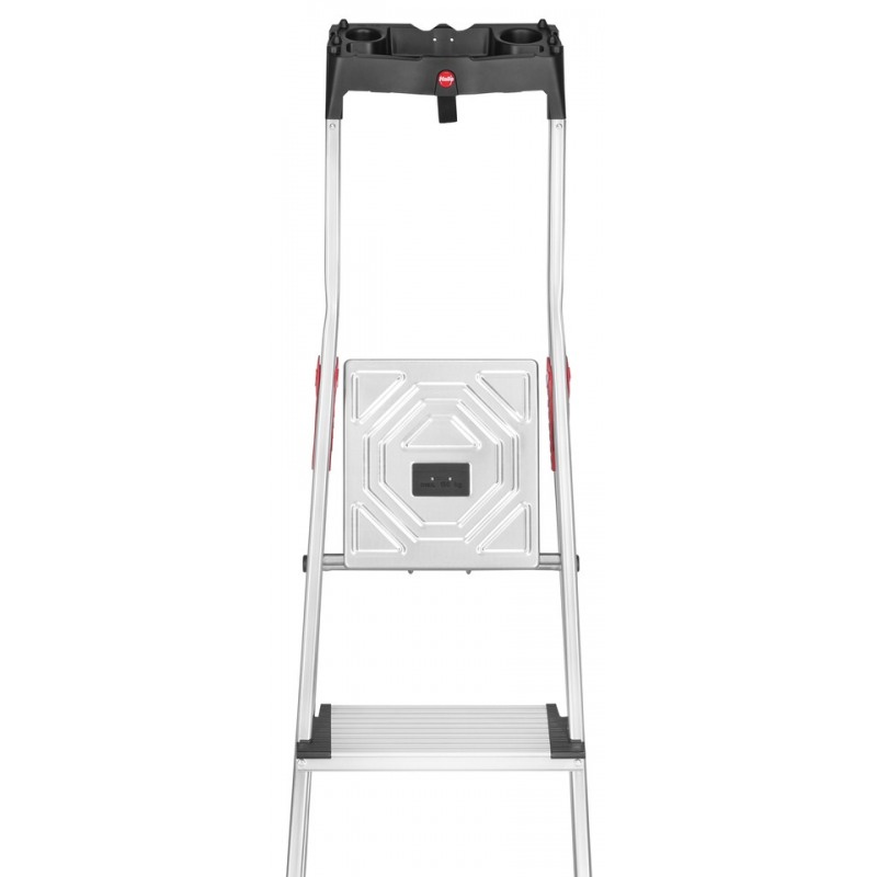 Scara pliabila HAILO ComfortLine 8040607, 6 trepte, greutate maxima sustinuta 150 kg, din aluminiu, picioare antiderapante, pentru uz casnic
