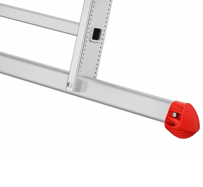 Scara pliabila/extensibila HAILO HobbyLot 7309007, 3x9 trepte, greutate maxima sustinuta 150 kg, din aluminiu, picioare antiderapante, pentru uz casnic