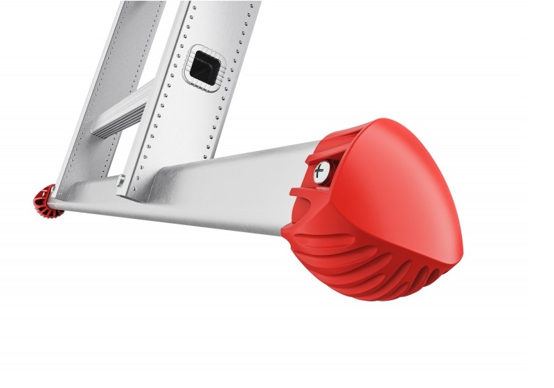 Scara pliabila/extensibila HAILO HobbyLot 7309007, 3x9 trepte, greutate maxima sustinuta 150 kg, din aluminiu, picioare antiderapante, pentru uz casnic