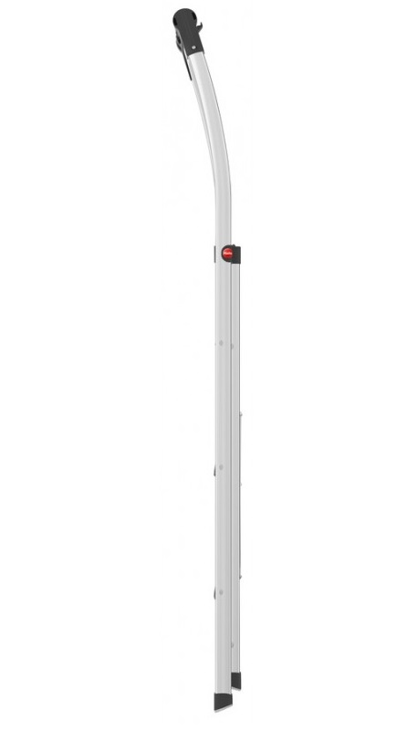 Scara pliabila HAILO K100 TopLine 4303301, 3 trepte, greutate maxima sustinuta 150 kg, din aluminiu, picioare antiderapante, pentru uz casnic