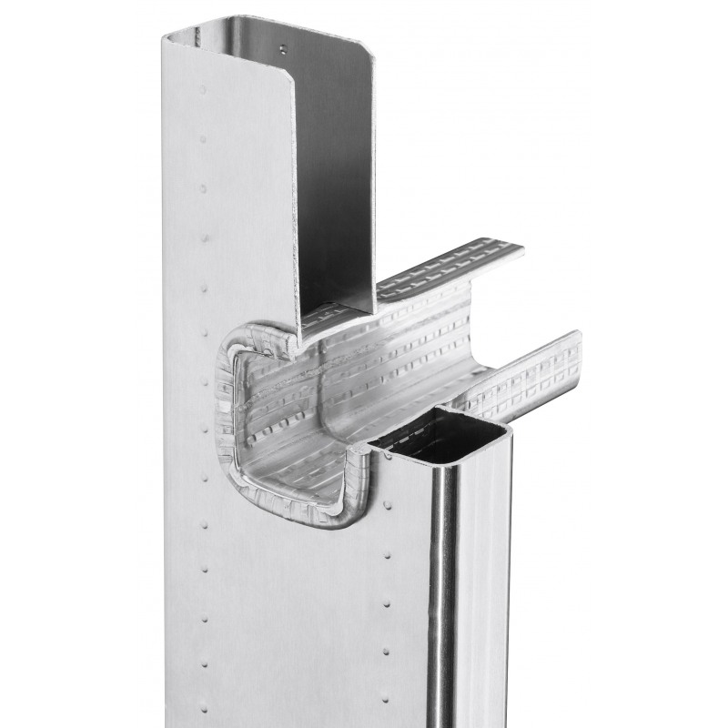 Scara pliabila/extensibila HAILO ProfiLOT 9306507, 2x6 + 1x5 trepte, greutate maxima sustinuta 150 kg, din aluminiu, picioare antiderapante, carlig de blocare