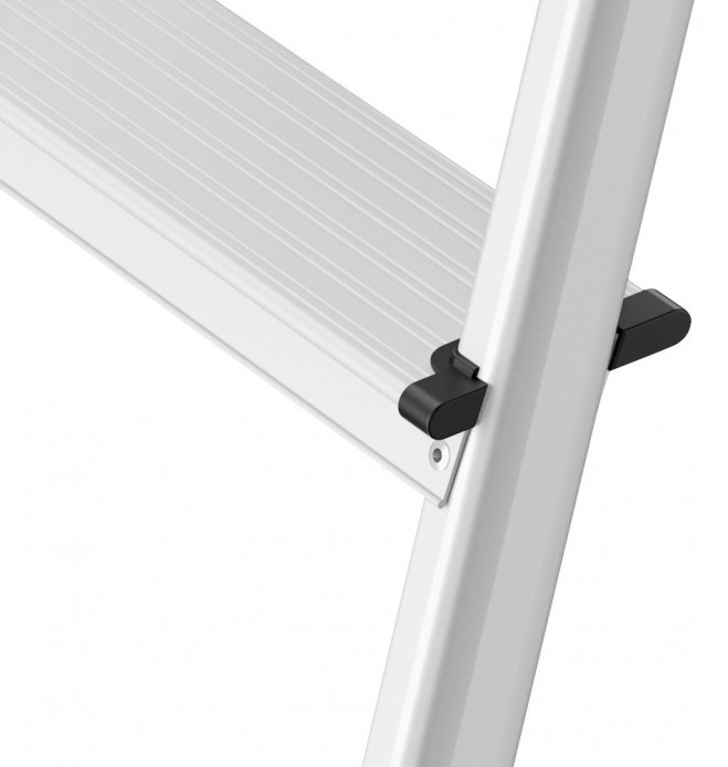 Scara pliabila HAILO D60 StandardLine 4442701, 2x2 trepte, greutate maxima 150 kg, aluminiu, picioare antiderapante, pentru uz casnic