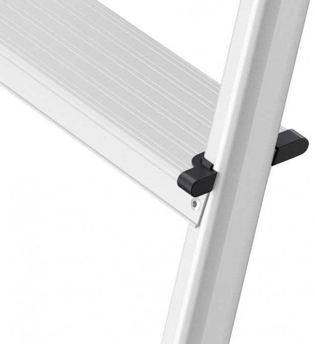 Scara pliabila HAILO D60 StandardLine 4443701, 2x3 trepte, greutate maxima 150 kg, aluminiu, picioare antiderapante, pentru uz casnic