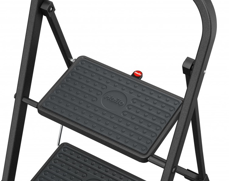 Scara pliabila HAILO K44 StandardLine 4396310, 2 trepte, greutate maxima 150 kg, din otel, picioare antiderapante, pentru uz casnic