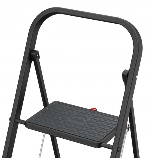 Scara pliabila HAILO K44 StandardLine 4397310, 3 trepte, greutate maxima 150 kg, din otel, picioare antiderapante, pentru uz casnic