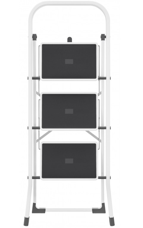 Scara pliabila HAILO K40 BasicLine 4397200, 3 trepte, greutate maxima 150 kg, din otel, picioare antiderapante, pentru uz casnic