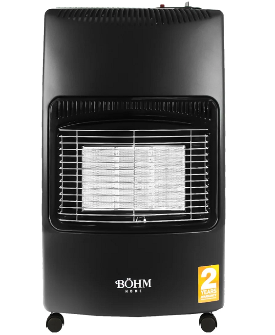 Soba pe gaz GPL pliabila BOHM BF-003B 14831, 4.20 kW, 3 trepte de putere, 20-80 mp, regulator GPL + furtun GPL 1.5 m