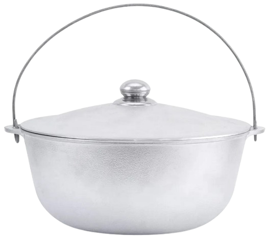 Ceaun tuci cu capac si toarta BRIZOLL 14839, din aluminiu alimentar, capacitate 6 litri, diametru 280 mm