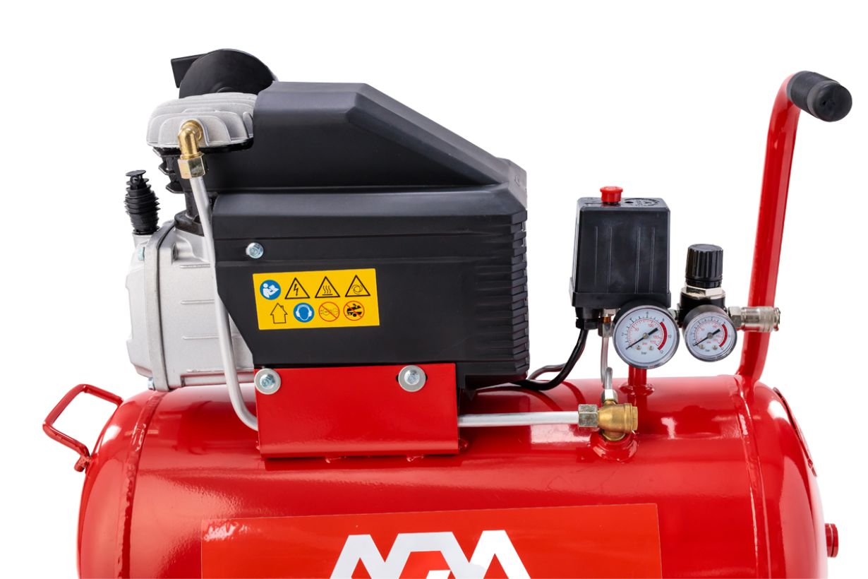 Compresor de aer VILLAGER AGM 50 L 077944, 1.5 kW, 2.01 CP, capactitate rezervor 50 litri, 8 bar
