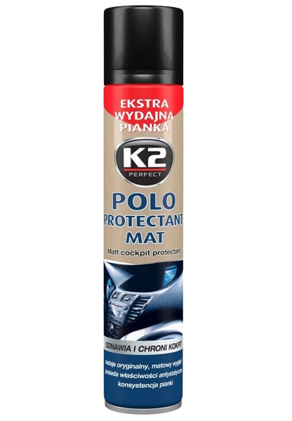 Spray silicon pentru bord auto K2 POLO PROTECTANT K413, mat, 300 ml