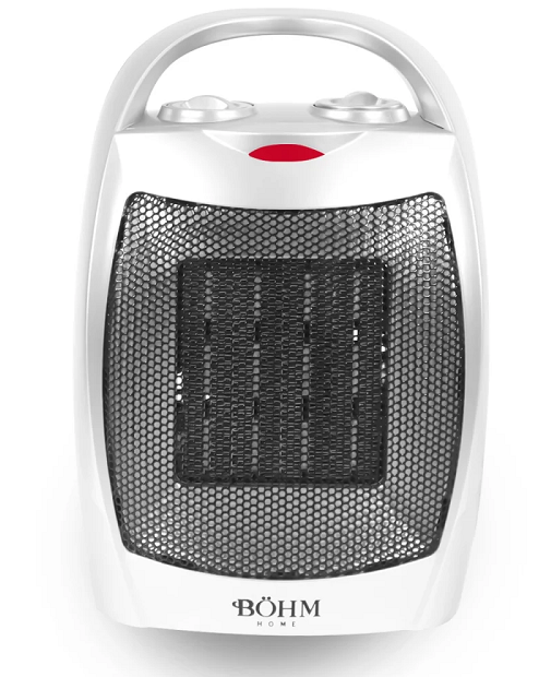Incalzitor ceramic electric BOHM BTC06A 14786, 1500 W, 2 trepte de putere, 20-25 mp