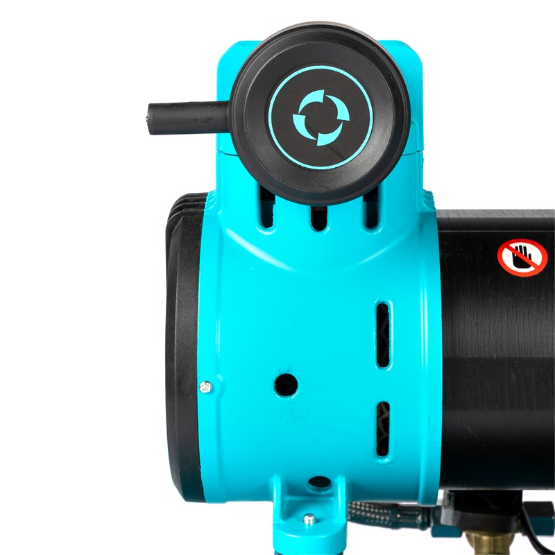 Compresor de aer DETOOLZ DZ-C335, capacitate rezervor 50 litri, fara ulei, 1680 W, debit 214 l/min, 8 bar, 2 prize de aer
