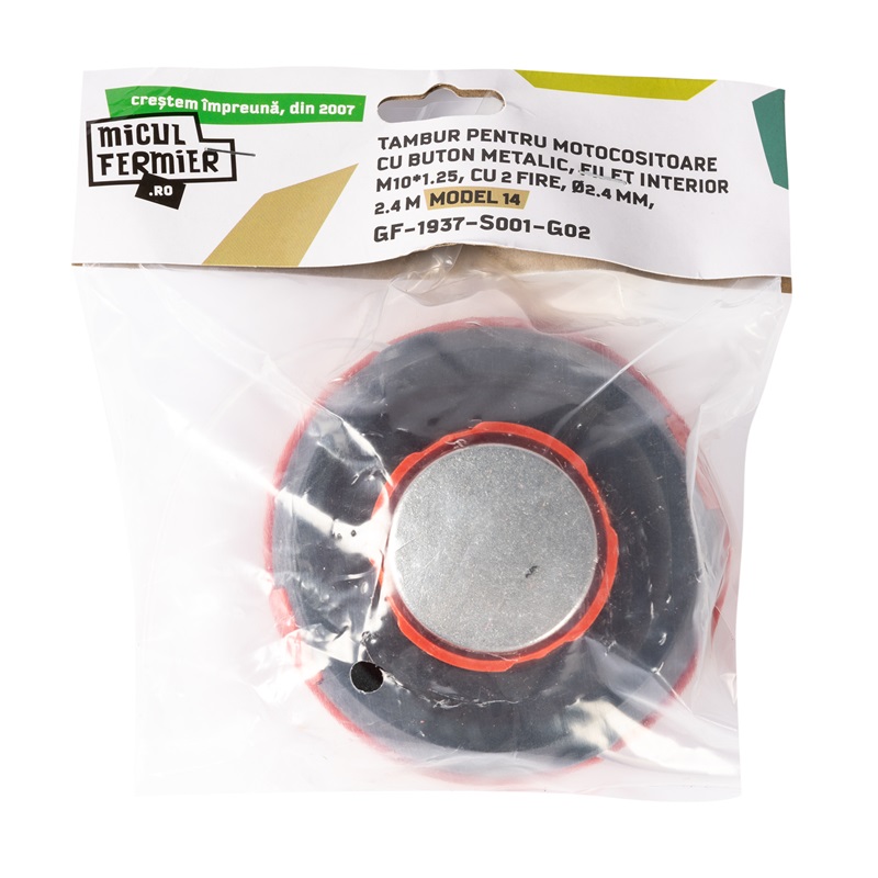 Tambur cu 2 fire MICUL FERMIER GF-1937-S001-G02, Model 14, buton metal, 2.4 mm