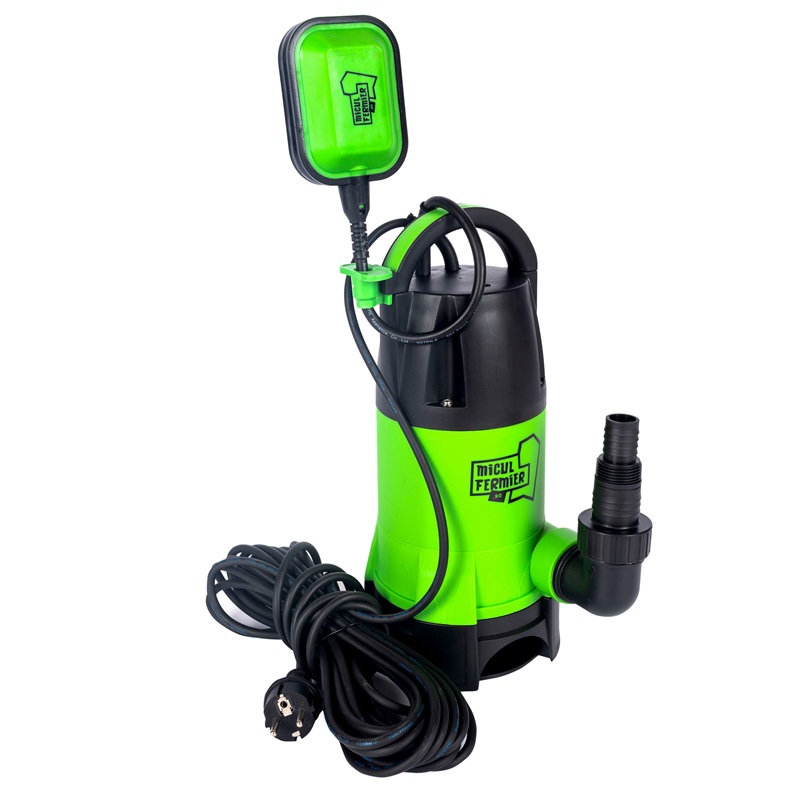 Pompa pentru apa murdara cu plutitor MICUL FERMIER MF-PS1005-S001-G01, 1.1 kW, 18500 l/h, 9.5 m
