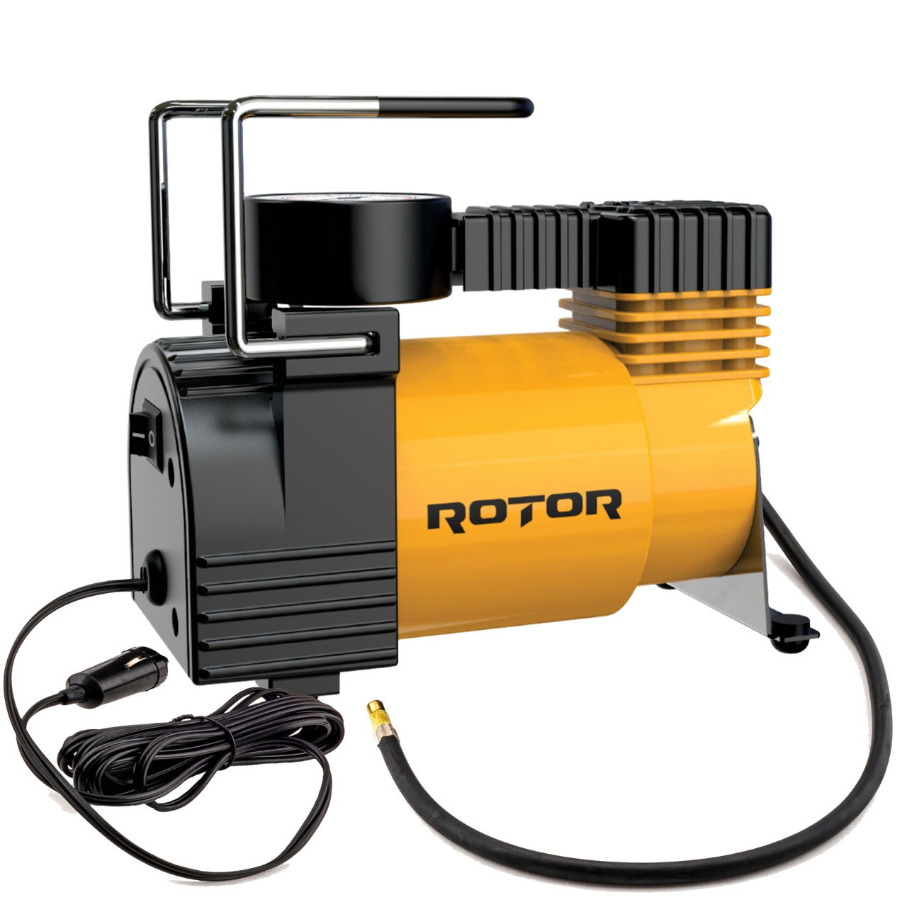 Compresor auto ROTOR 14758 RY-5020B, tensiune alimentare 12 V, 10 bar / 150 psi, 30 litri / min