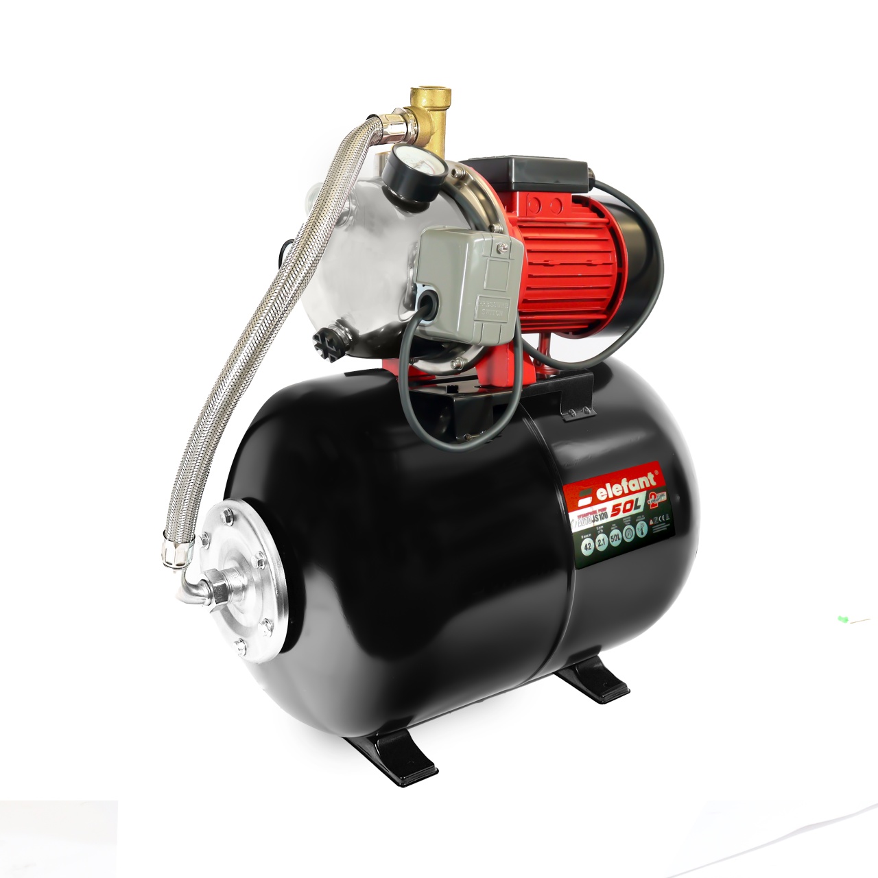 Hidrofor ELEFANT 14408 AUTOJS100, volum butelie 50 litri, 550 W, 35 litri / min