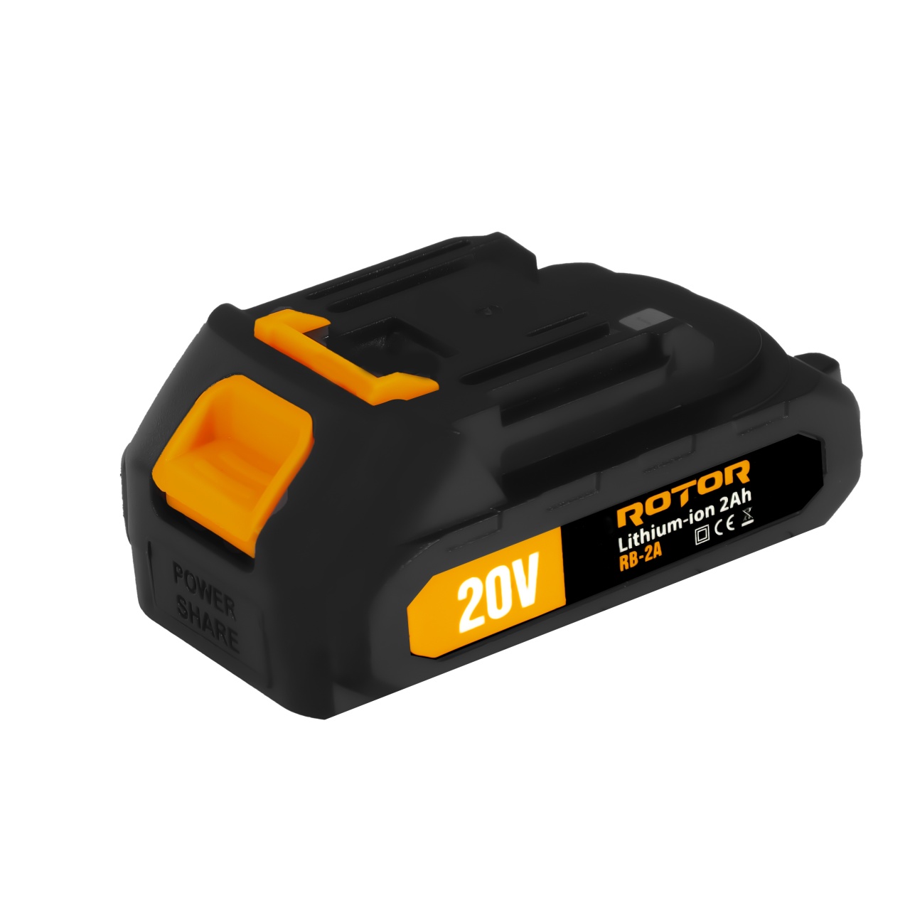 Acumulator Li-Ion ROTOR 14533, RB-2A, tensiune alimentare 20 V, curent incarcare 2 A