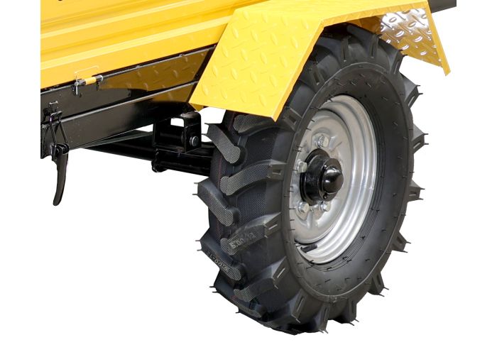 Remorca motocultor ProGARDEN Campo RM600C, 600 kg, 1 osie, prindere bolt, roti profil agricol 6.00-12