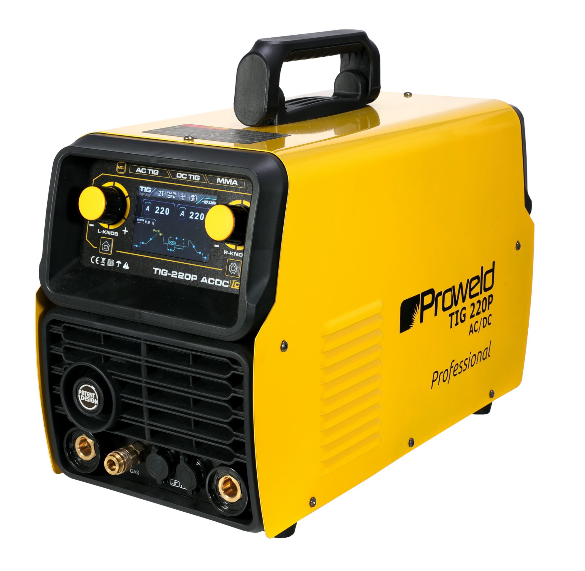 Invertor sudura profesional ProWELD TIG 220P AC/DC, Puls, TIG, Aluminiu, MMA