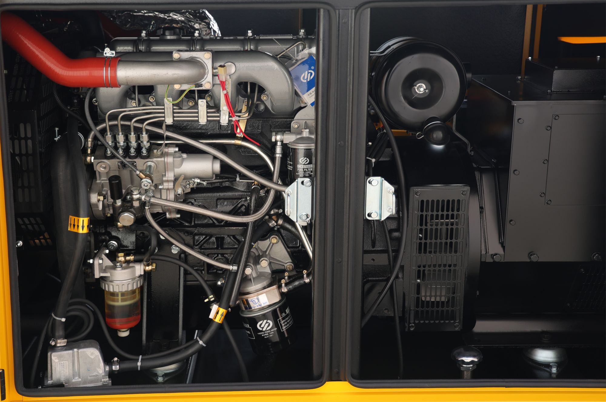 Generator insonorizat Stager YDY53S3 53 kVA, 69 A, 1500 rpm, trifazat, diesel