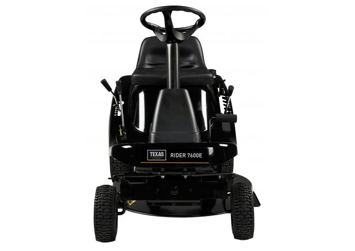 Tractoras pentru tuns gazonul TEXAS Rider 7600E 3-in-1 480090063120, cu colector, 10 CP, benzina, 900-1000 mm