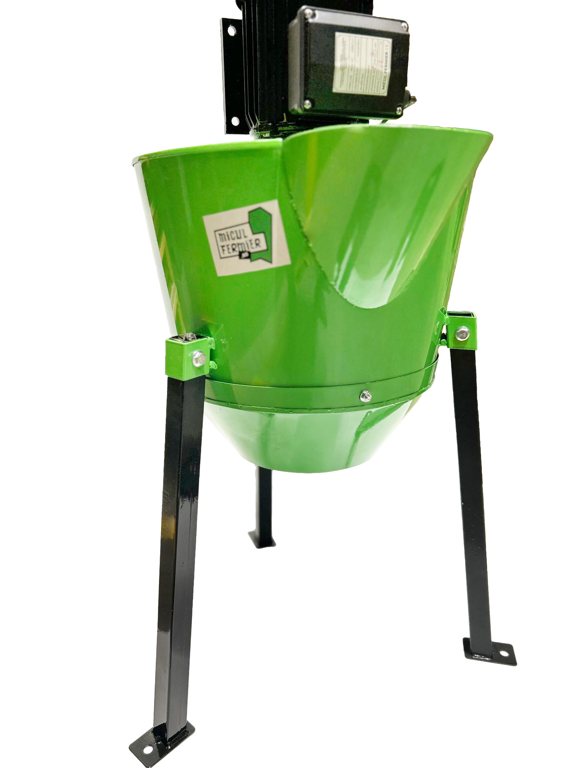 Razatoare de legume si fructe fara samburi Micul Fermier, 1.1 KW, capacitate de productie 1200 Kg/h, volum 35 L