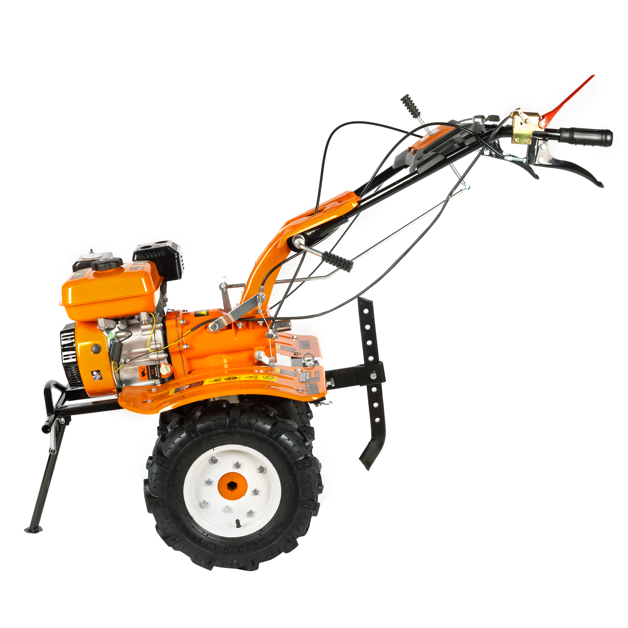Motocultor 8.5 CP Detoolz, 212 cc, motor benzina 4T, cu 3 viteze si pornire manuala