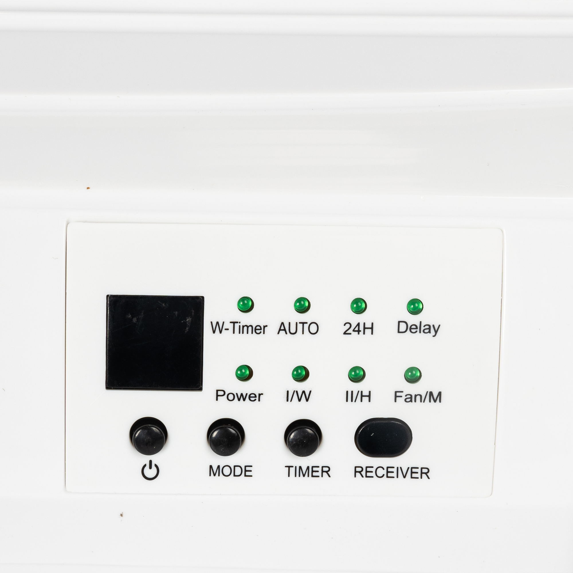 Aeroterma de perete Detoolz, 2 KW, 2 trepte de putere, cu afisaj LED si termostat