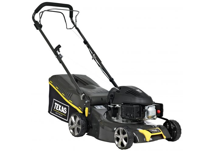 Masina de tuns gazonul TEXAS Razor 4210TR 480090066519, motor TG150, benzina, latime lucru 42 cm, pornire manuala, autopropulsata, reglaj central, sac 45 litri