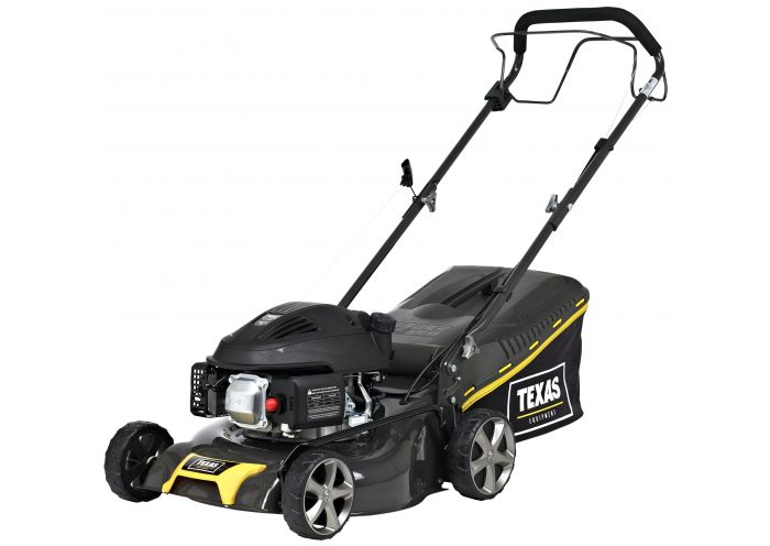 Masina de tuns gazonul TEXAS Razor 4210TR 480090066519, motor TG150, benzina, latime lucru 42 cm, pornire manuala, autopropulsata, reglaj central, sac 45 litri