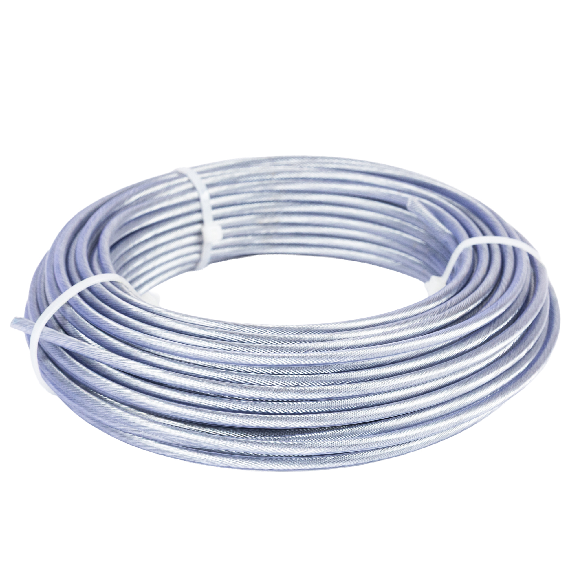 Cablu otel zincat Micul Fermier, plastifiat, diametru 3-4.5 mm, lungime 25 m