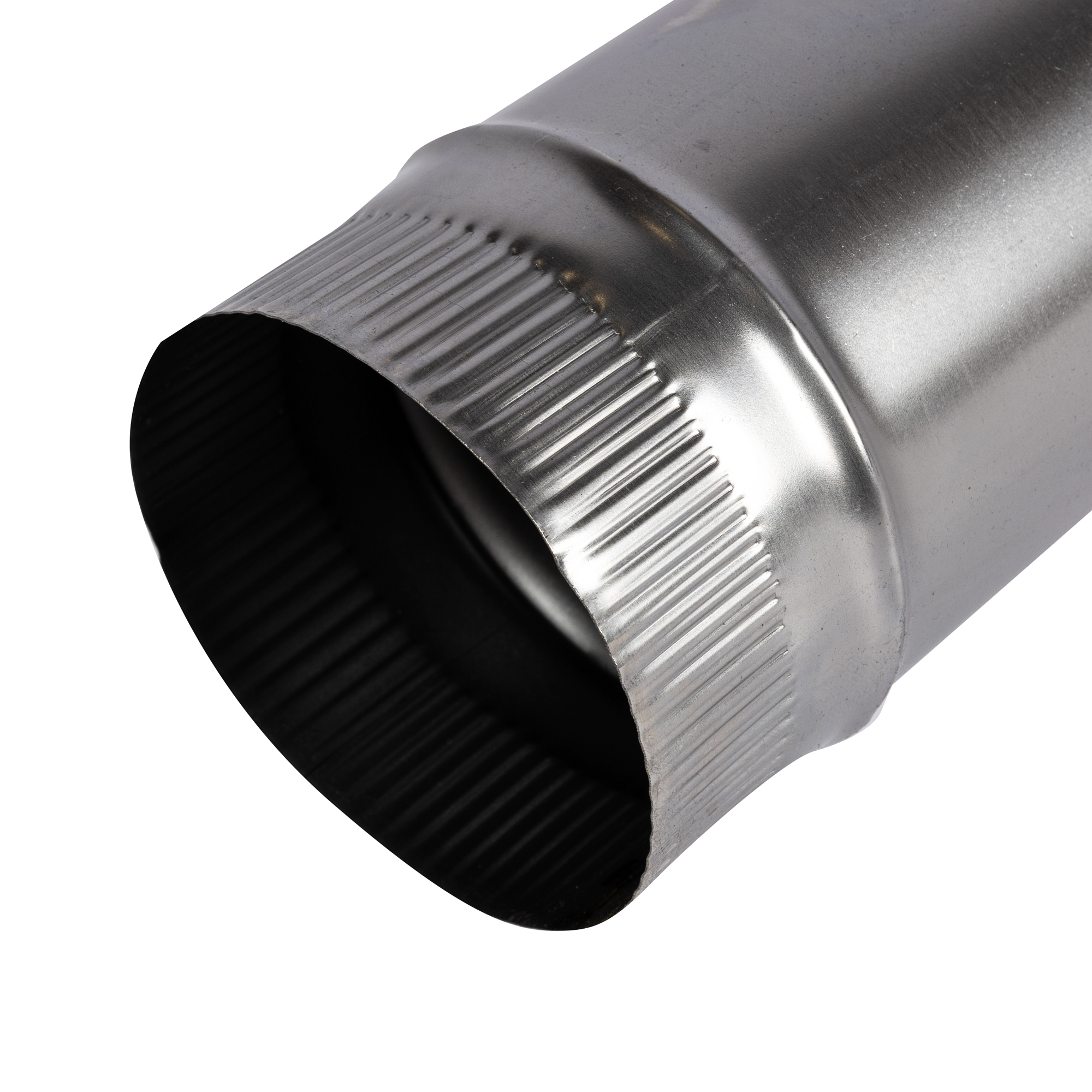 Burlan pentru soba pe lemne Micul Fermier MF-EI1023-G01, 100 cm, diametru 120 mm, Zincat