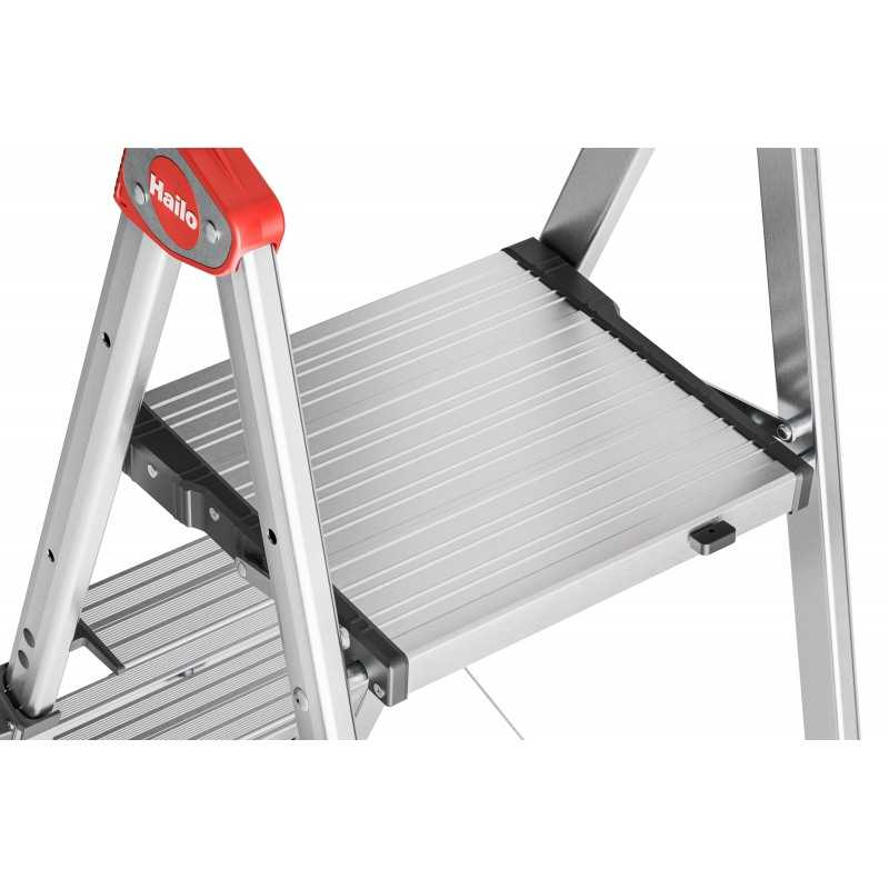 Scara telescopica aluminiu Hailo TL100 TopLine, greutate maxima 150 kg, din aluminiu