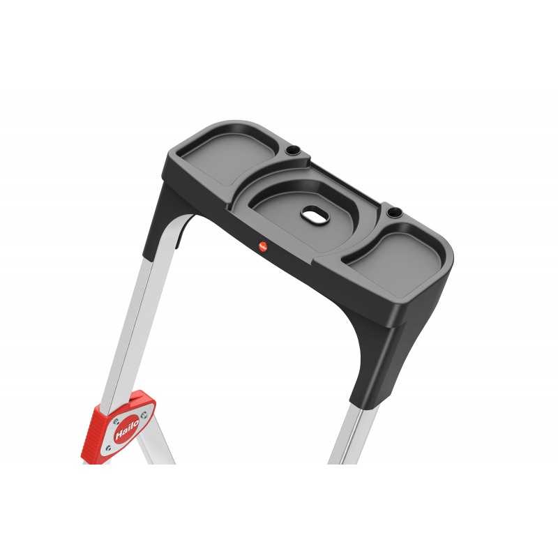 Scara telescopica aluminiu Hailo TL100 TopLine, greutate maxima 150 kg, din aluminiu